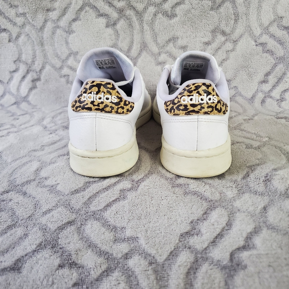 Women's Adidas White Advantage Sneakers - Picture 5 of 11